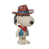Jim Shore Peanuts Snoopy Cowboy Mini Figurine