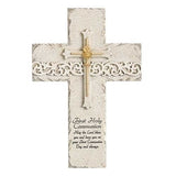 First Holy Communion Wall Cross with Gold Chalice from Joseph Studio
