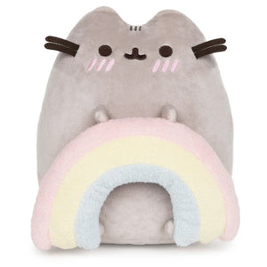 GUND Pusheen with Rainbow Stuffed Plush 9.5"