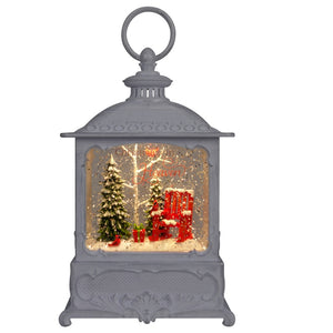 Christmas in Heaven Save Them a Seat Glitter Light Up Lantern 10" Wide