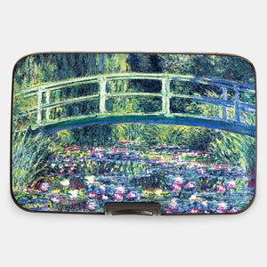 Monet - Water Lily Pond & Japanese Bridge RFID Armored Wallet