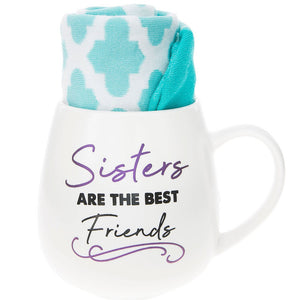 Sisters Are The Best Friends 15.5 oz Mug and Sock Set