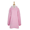 Pink Darling Dot Cozy Oversized Sherpa Blanket Pullover