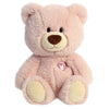 13" Hugga Wug Pink Bear with Sparkly Heart Stuffed Plush