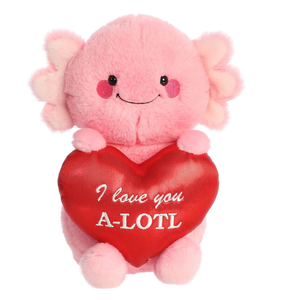 9.5" I Love You A-Lotl Stuffed Plush Animal