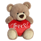 15" Love Brown Bear Plush Stuffed Animal
