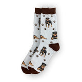 Rottweiler Dog Happy Tails Socks