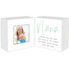 Malden Set of 2 Nana Sentiment Block and Picture Frame Holds 3" x 3" Photo