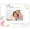 Mom All Kinds of Amazing Floral Picture Frame Holds 4"x6" Photo