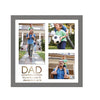 Dad You're the One I will Always Look Up To Collage Frame Holds 3 Photos