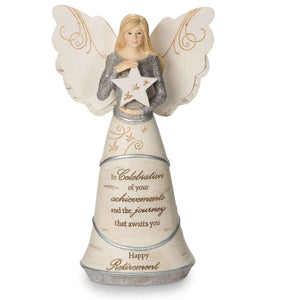 Happy Retirement Angel Figurine 6.5"
