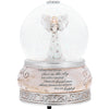 Stars in the Sky Sympathy Memorial LED Light Up 100mm Angel Musical Water Globe