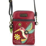 Chala Cellphone Crossbody Handbag HUMMINGBIRD