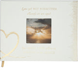 Forever In Our Hearts Gone Yet Not Forgotten 9"x7" Sympathy Memorial Guest Book