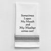 Wild Hare "Open My Mouth My Mother Comes Out" Towel
