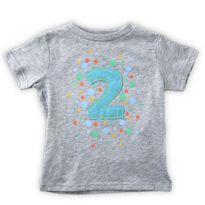 Hallmark Gray Second Birthday T-Shirt, 2T