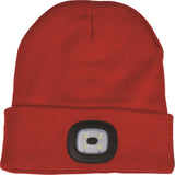 Night Scout™Rechargeable LED Red Beanie Hat