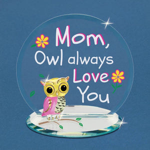 Glass Baron "Mom, Owl Always Love You" Figurine
