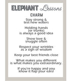 Elephant Lessons Token Charm