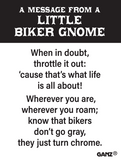 Biker Gnome Mini Pocket Token