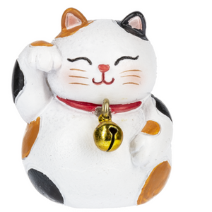 Asian Good Fortune Lucky Cat Pocket Token Charm