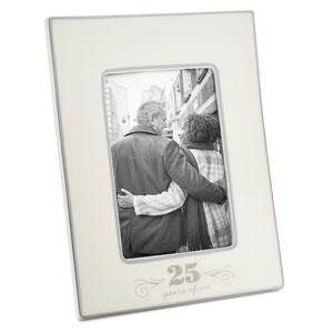 Hallmark 25 Years of Us Silver Anniversary Picture Frame, 5x7