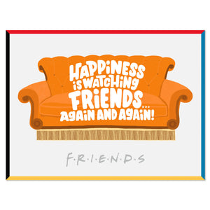 Hallmark Happiness Is Watching Friends Oversized Blanket, 60"x80"