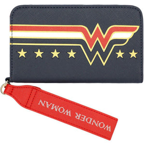 Wonder Woman Faux Leather Phone Wallet Wristlet
