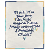 Hallmark Hallmark Channel We Believe Blanket 50x60