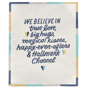 Hallmark Hallmark Channel We Believe Blanket 50x60