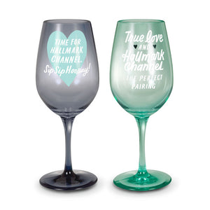 Hallmark Hallmark Channel Perfect Pairing Acrylic Wine Glasses, Set of 2