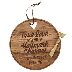 Hallmark Hallmark Channel True Love Charcuterie Board With Spreader, 12"