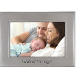 Love At First Sight Baby Picture Frame Holds 4"x6" Photo
