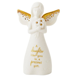 Hallmark Daughter, A Precious Gift Angel Figurine, 3.8"