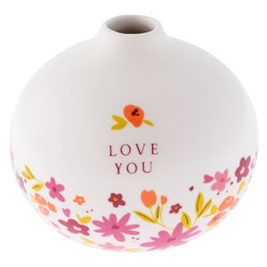 Small Bud Vase I Love You