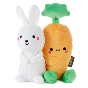 Hallmark Better Together Bunny and Carrot Magnetic Plush Pair, 8"