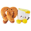 Hallmark Better Together Pretzel and Cheese Dip Magnetic Plush, 5"