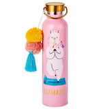 Hallmark Llamaste Yoga Llama Stainless Steel Water Bottle