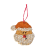 Mr. Bird Santa Cookie Bird Seed Ornament