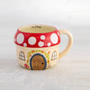 Folk Art Gnome's House Mug Cup of Happy