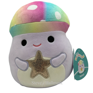 Squishmallow Tie-Dye Mushroom with Star I Got That 5" Stuffed Plush by Kelly Toy