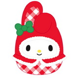 Christmas Squishmallow Sanrio My Melody In Red Gingham Outfit 10" Stuffed Plush by Kelly Toy