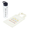 Friends Plastic Water Bottle and Canvas Tote Gift Set