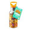 Animal Crossing Metal Water Bottle with Straw Autumn Scene