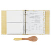 Hallmark Pasta Recipe Organizer Book With Wooden Strainer Spoon