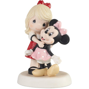 Precious Moments Disney You're A Classic Girl with Minnie Mouse Figurine