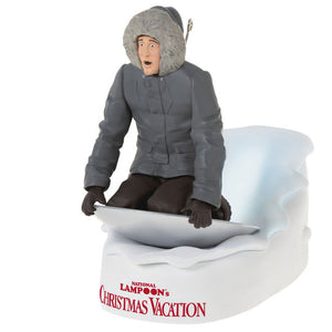 Hallmark 2023 National Lampoon's Christmas Vacation™ Don't Try This at Home, Kids! Ornament With Light and Sound