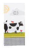 Home is Where the Herd Is Cow Dual Purpose Terry Towel