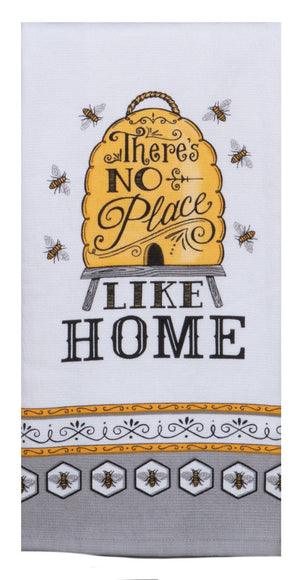 Bee Hive There's No Place Like Home Dual Purpose Terry Towel