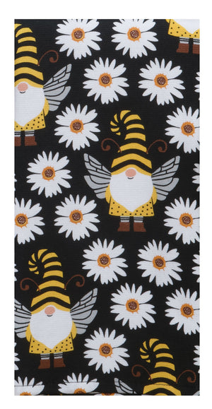 Butterfly Gnomes Daisy Dual Purpose Terry Towel